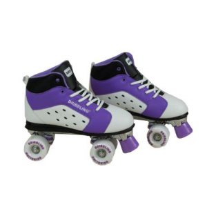 PATIN PARALELO ELITE BLANCO/MORADO