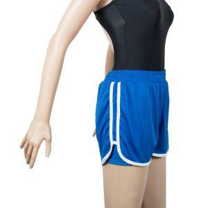 SHORT DAMA C/LYCRA AZULINO